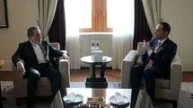 دیدار وزیر امور خارجه جمهوری اسلامی ایران با نخست‌وزیر و وزیر خارجه قطر 