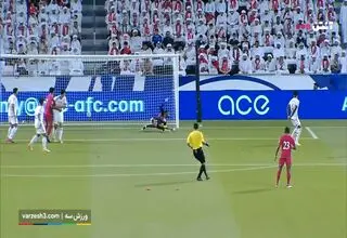 گل اول عمان به امارات (گل به خودی)