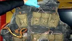 کشف جلیقه انتحاری و مواد منفجره توسط مرزبانان فراجا