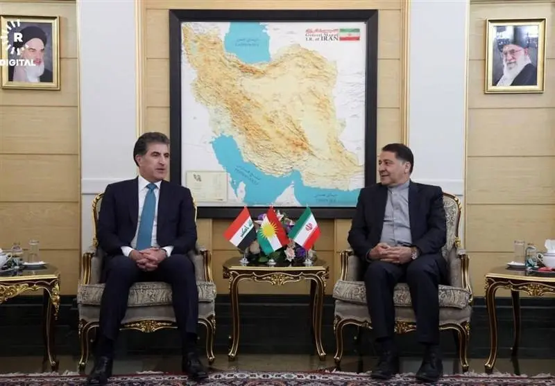 بارزانی وارد تهران شد