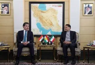 بارزانی وارد تهران شد