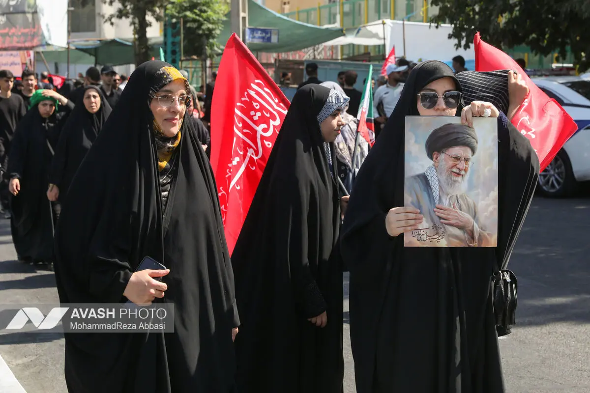 پیاده‌روی جاماندگان اربعین در تهران