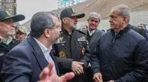بازدید پزشکیان از شهرک مسکونی حضرت فاطمه زهرا (س) فراجا