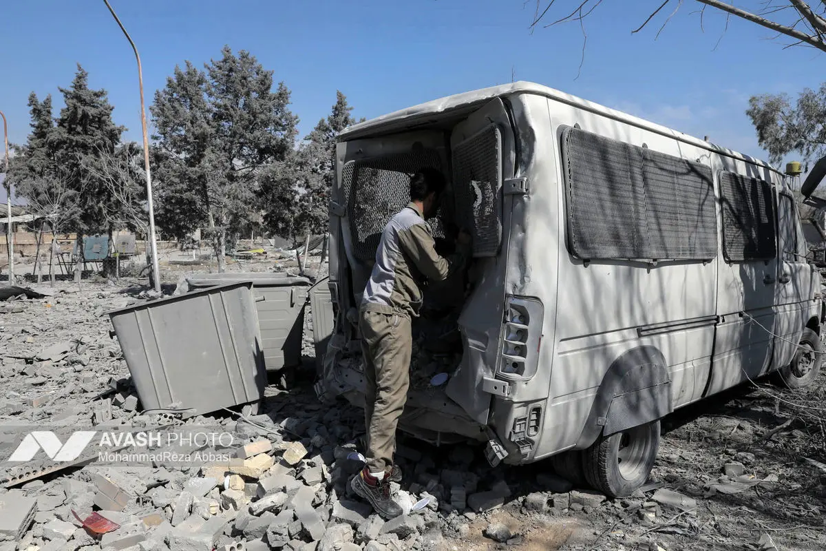 خسارات ناشی از تجاوز هوایی آمریکا و رژیم صهیونیستی به ایران - تهران /  ۱۴ اسفند ۱۴۰۴