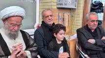 حضور رئیس‌جمهور در جمع عزاداران حسینی در تبریز