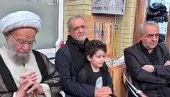 حضور رئیس‌جمهور در جمع عزاداران حسینی در تبریز