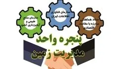 جلوگیری از تضییع ۳۳ هزار هکتار اراضی در سامانه پنجره واحد مدیریت زمین