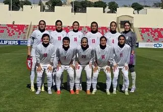 برد پرگل تیم ملی فوتبال زنان ایران مقابل نپال