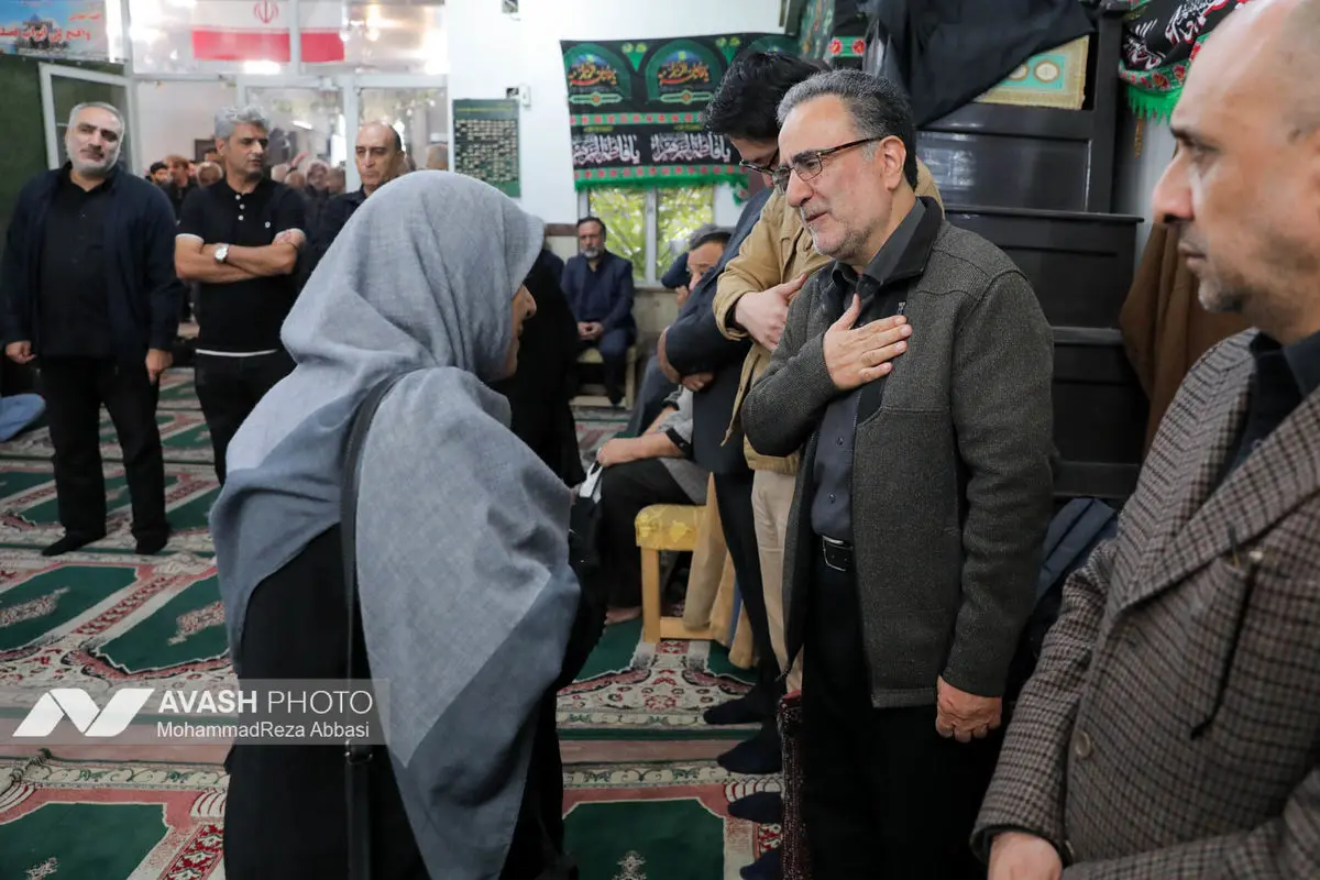 مراسم تشییع سید محمد تاج زاده