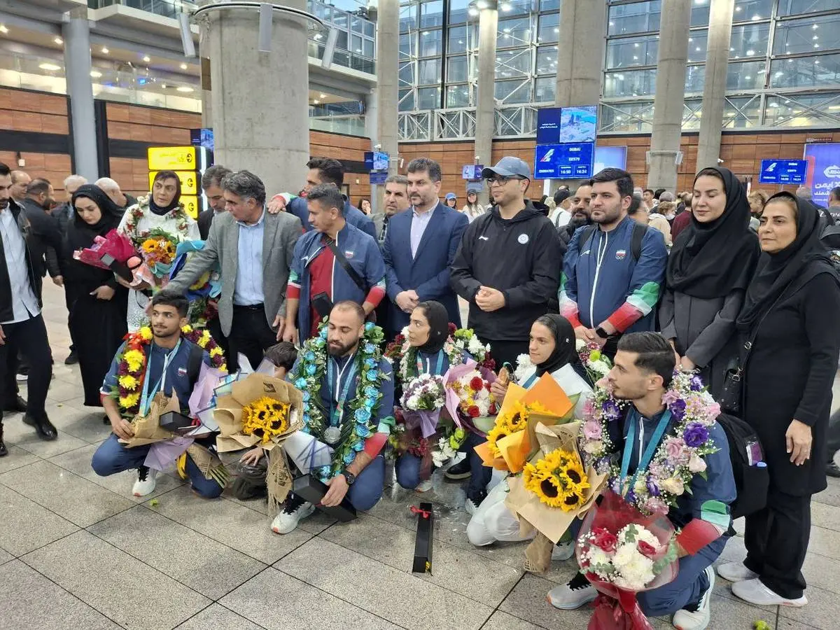 تیم ملی ووشو لحظاتی پیش وارد تهران شد