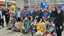 تیم ملی ووشو لحظاتی پیش وارد تهران شد