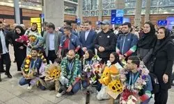 تیم ملی ووشو لحظاتی پیش وارد تهران شد