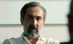 آقای بازیگر عزادار در آغوش هادی حجازی فر