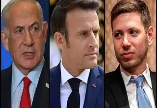 حملات لفظی خانواده نتانیاهو به امانوئل مکرون