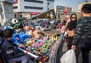 ساماندهی دستفروشان در ایام نزدیک به عید نوروز