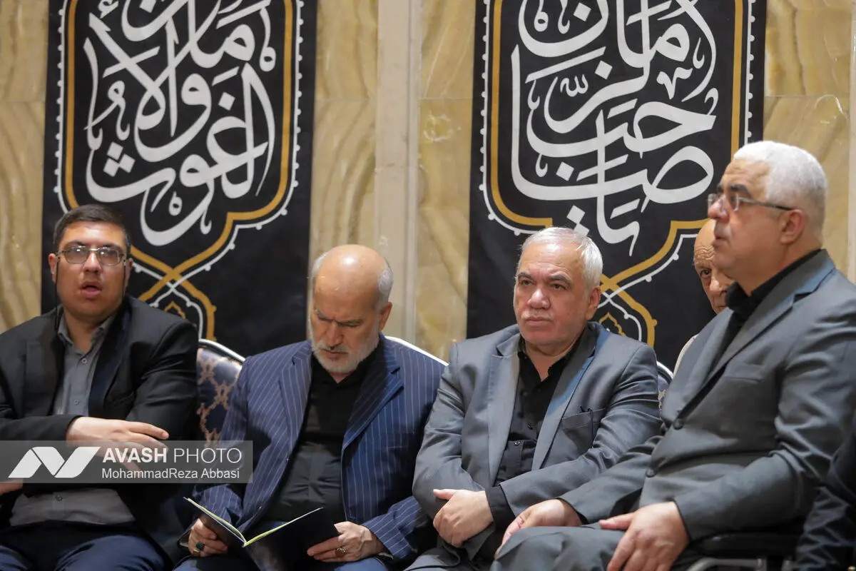 مراسم گرامیداشت شهید علی لاریجانی و فرزندش شهید مرتضی لاریجانی