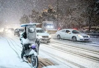 انسداد و ترافیک سنگین در برخی جاده‌ها