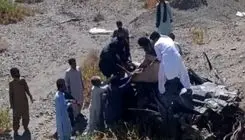 مصدومیت یک کارگر سوخت‌بر بر اثر تصادف در جاده ایرانشهر