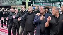 حضور رئیس جمهور در مراسم شام غریبان + عکس 