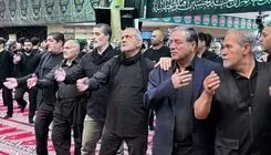 حضور رئیس جمهور در مراسم شام غریبان + عکس 