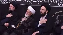 مراسم عزاداری شام غریبان در حرم امام (ره) با حضور کروبی + عکس