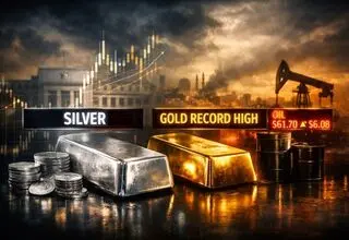 افزایش قیمت نقره در بازار جهانی امروز دوشنبه ۱۸ خرداد