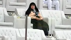 نایب رئیس کمیته ملی المپیک تماشاگر دیدار هندبال ایران- مالدیو