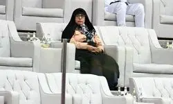 نایب رئیس کمیته ملی المپیک تماشاگر دیدار هندبال ایران- مالدیو