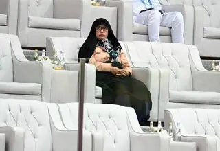 نایب رئیس کمیته ملی المپیک تماشاگر دیدار هندبال ایران- مالدیو