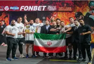  درخشش تیم ایران در مسابقات قویترین مردان سیبرین شو

