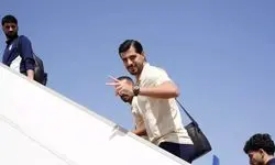 تصاویری از ایرباس ستارگان تیم ملی