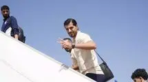 تصاویری از ایرباس ستارگان تیم ملی