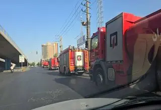 انفجار و حریق منزل مسکونی در استان تهران