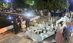 مراسم عقد رایگان برای زوج‌های جوان تهرانی در فرهنگسرای امام