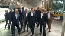 عراقچی از کارخانه شیشه آذر بازدید کرد