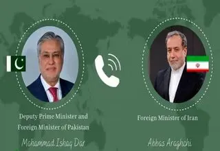 گفت‌وگوی تلفنی وزیر خارجه پاکستان با عراقچی 