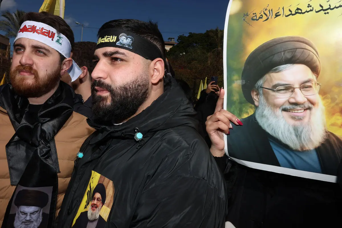 مراسم تشییع سید حسن نصرالله در بیروت