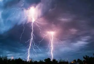 جزئیات مرگ ۲ نفر  بر اثر صاعقه