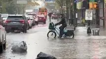 سیل در نیویورک قربانی گرفت 