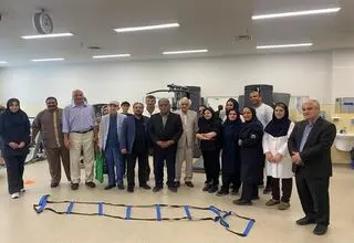 حضور بنفشه‌خواه، سپاه‌منصور، قناد در بیمارستان امام خمینی 