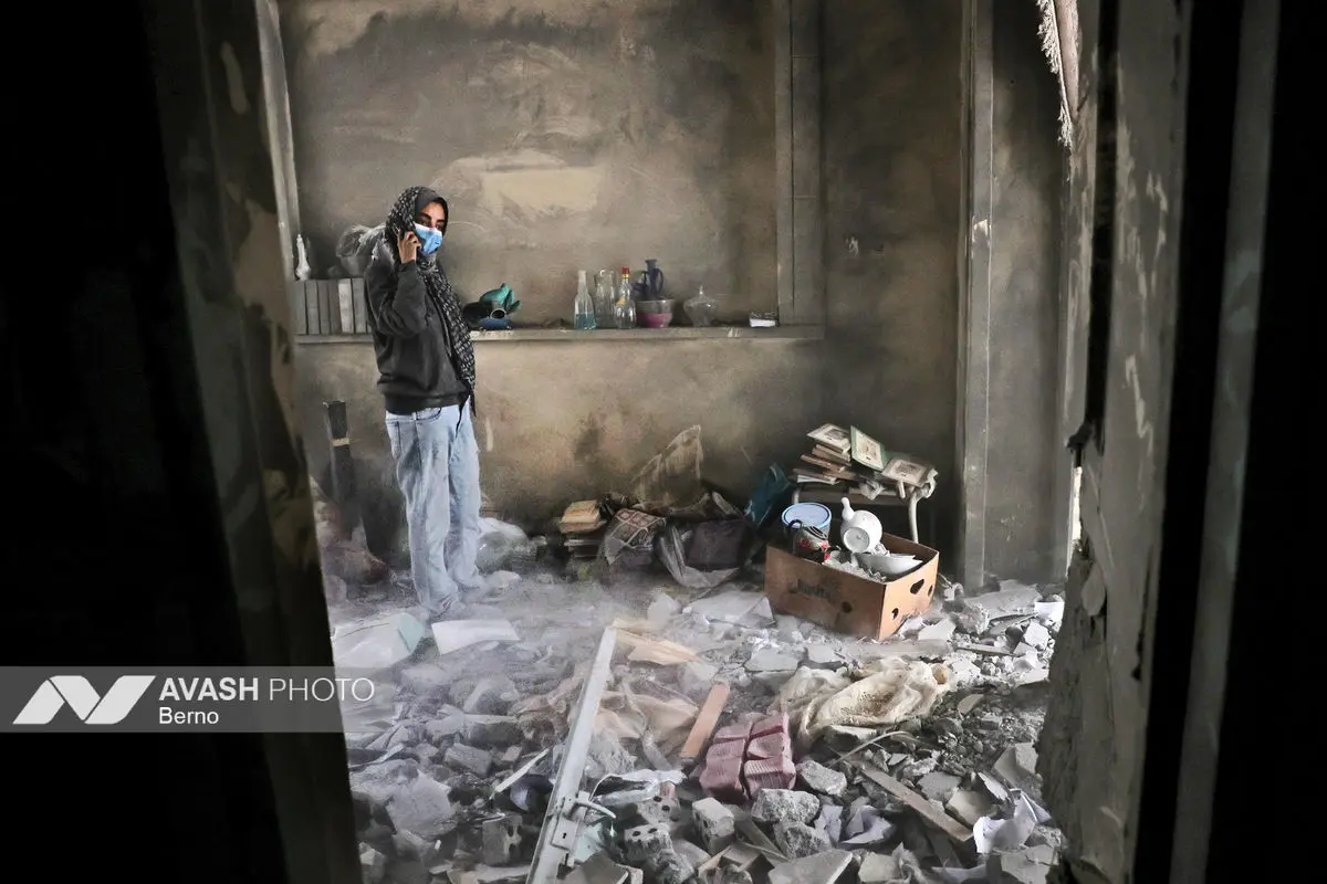 خسارات ناشی از تجاوز هوایی آمریکا و رژیم صهیونیستی به ایران - تهران 