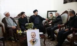 حضور سیدحسن خمینی در منزل سرلشکر شهید سید عبدالرحیم موسوی