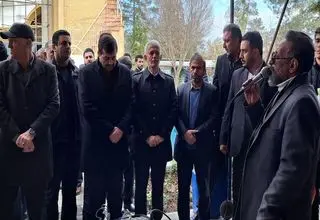 تجدید بیعت وزیر و جامعه ورزش با شهدا
