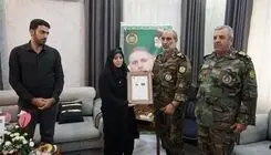 ابلاغ درجه سرتیپی بعد از شهادت