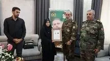 ابلاغ درجه سرتیپی بعد از شهادت
