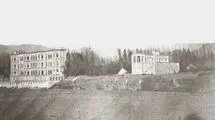 عکس/ تصویری زیبا از عمارت عمادیه کرمانشاه در دوره قاجار و حدود ۱۸۰ سال پیش