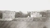 عکس/ تصویری زیبا از عمارت عمادیه کرمانشاه در دوره قاجار و حدود ۱۸۰ سال پیش