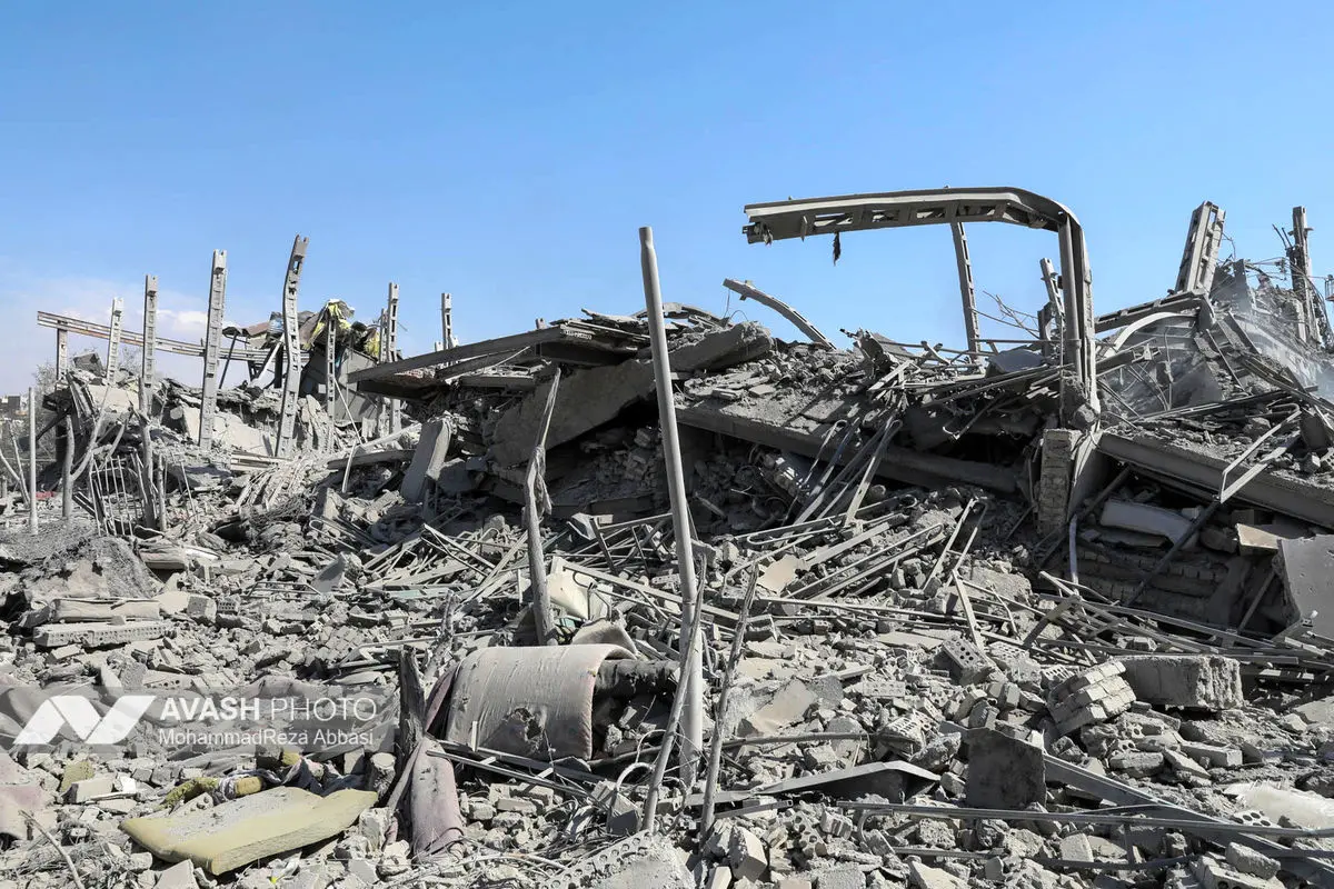 خسارات ناشی از تجاوز هوایی آمریکا و رژیم صهیونیستی به ایران - تهران /  ۱۴ اسفند ۱۴۰۴