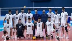 صعود والیبالیست‌های ایران به فینال بازی‌های آسیایی جوانان
