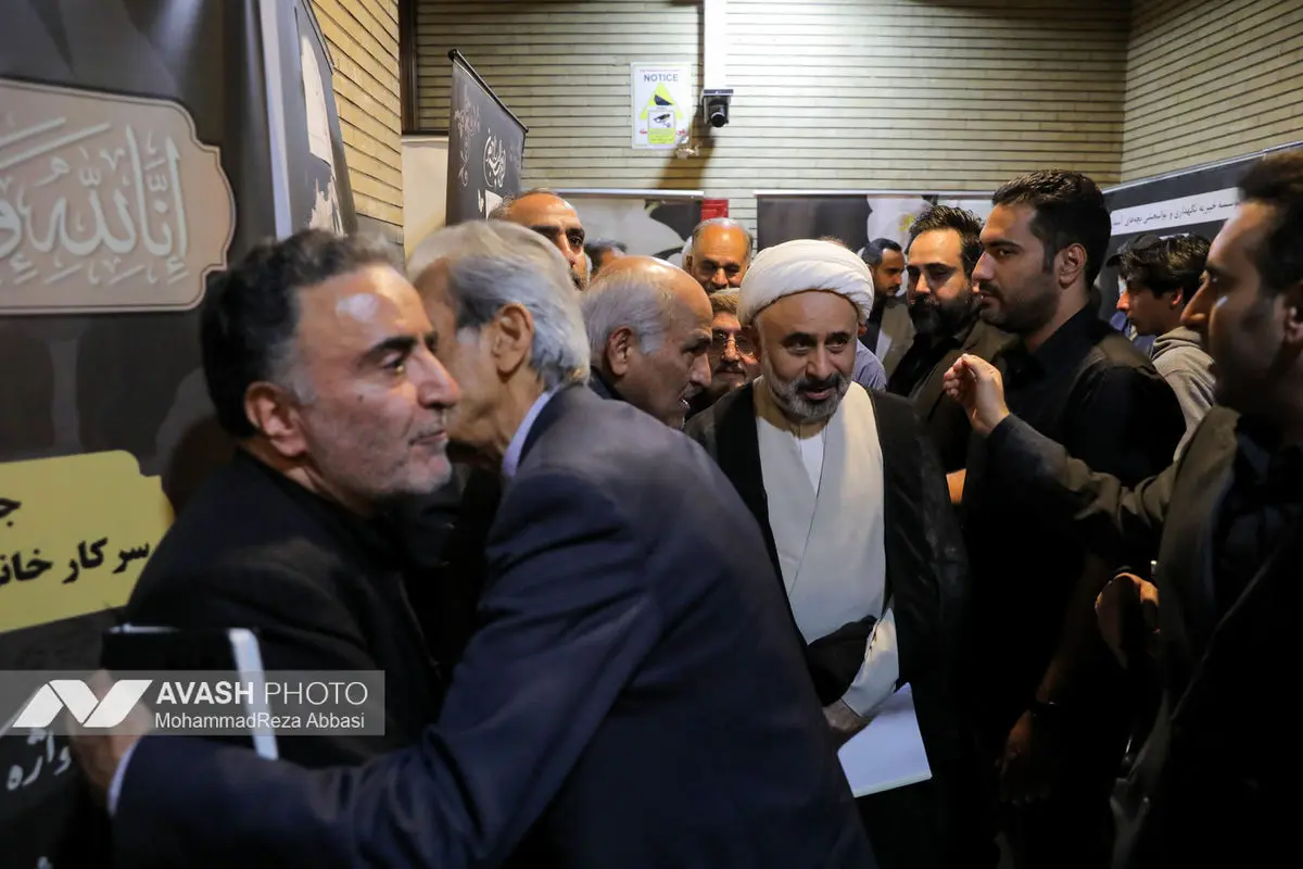 مراسم ترحیم سیدمحمد تاج‌زاده